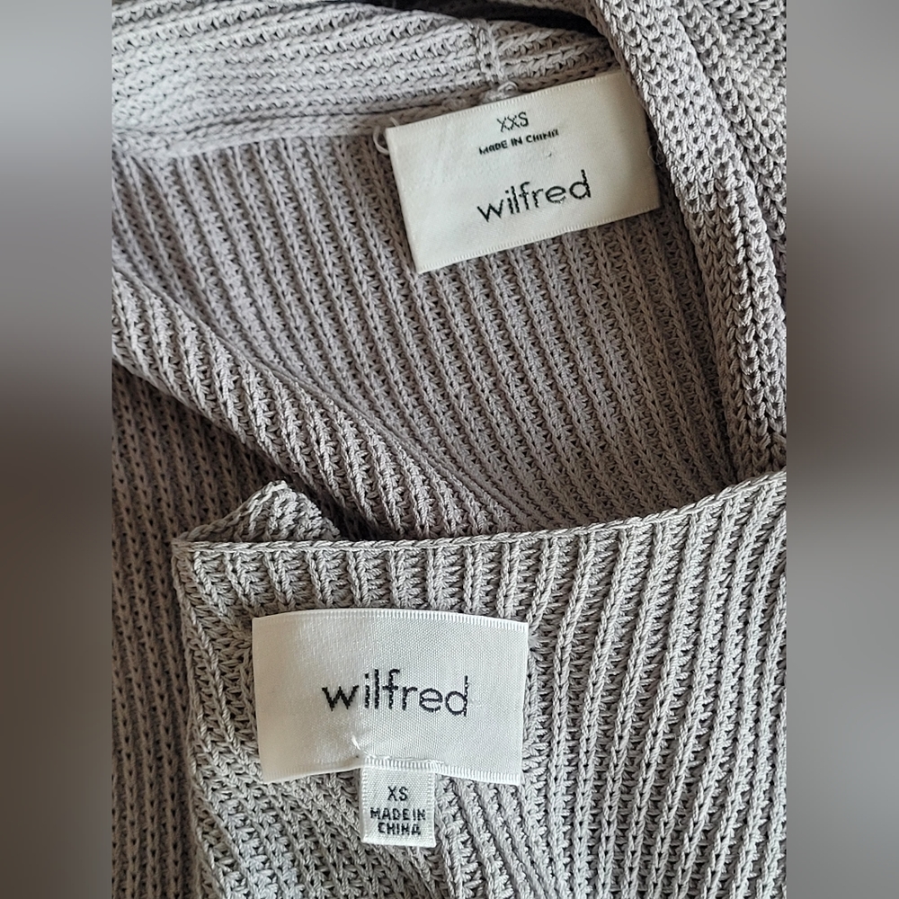 Wilfred Cream Ribbed Knit Top - Picture 8 of 8